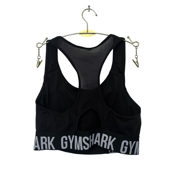 NWOT Gymshark Training Brandmark Sports Bra Black Size S - Picture 5 of 6